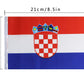 Croatia Flag Croatian Flag,100Feet/76Pcs National Country World Pennant Flags Banner,Party Decorations Supplies For,Bar,Indoor A