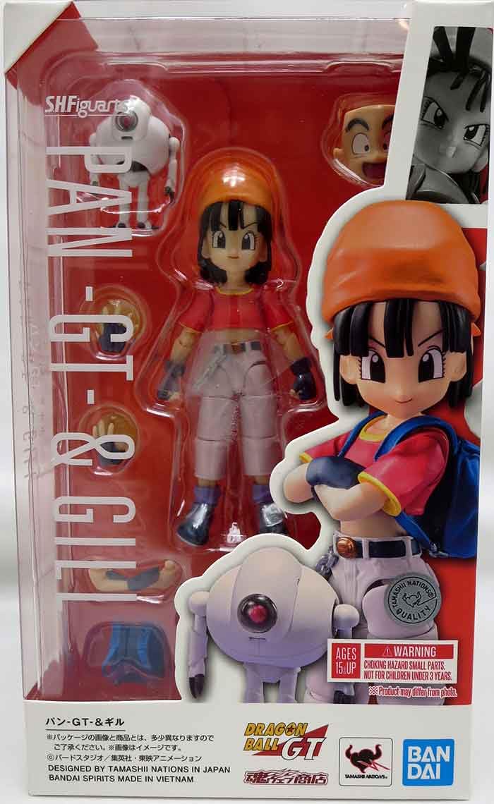 TAMASHII NATIONS Dragonball GT 4 Inch Action Figure S.H. Figuarts limited availability - Pan & Gill