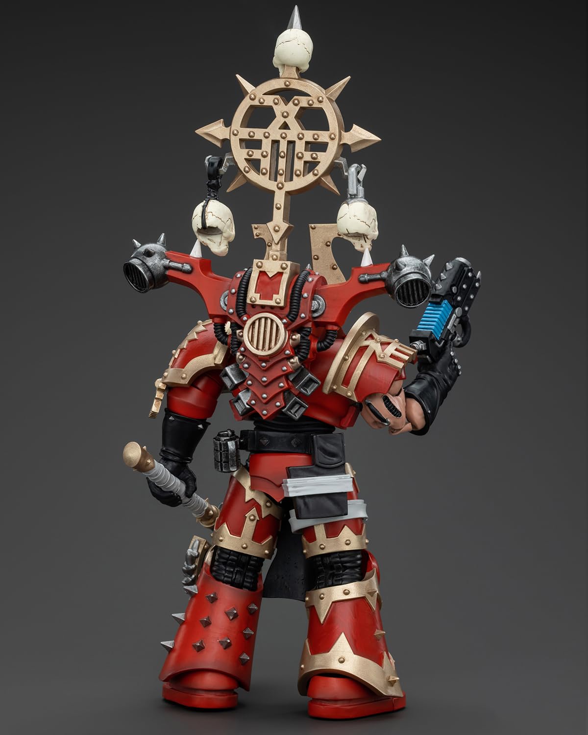 Pipigirl Joytoy Gw 40K Genuine License 1:18 Action Figure, World Eaters Khorne Berzerker With Berzerker Lcon, 4.96 Inch Collecti