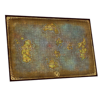 ABYSTYLE World of Warcraft Azeroth's Map Jigsaw Puzzle 1000 Pcs - Cardstock, Family-Friendly Activity, Ideal Gift for Anime Fans