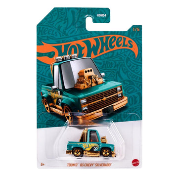 Worldwide Nutrition Bundle Compatible With Hotwheels 56Th Anniversary Pearl And Chrome Toond 83 Chevy Silverado - Cartoon-Inspir