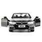 RMZ City BMW M550i Car Model 1:36 Diecasting Alloy Toy Car, Pull Back Vehicles Toy Car for Toddlers Kids Boys Girls Gift Black