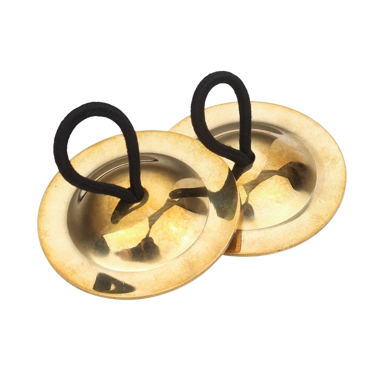 Ubersweet Belly Dancing Gold Finger Cymbals Musical Instrument_