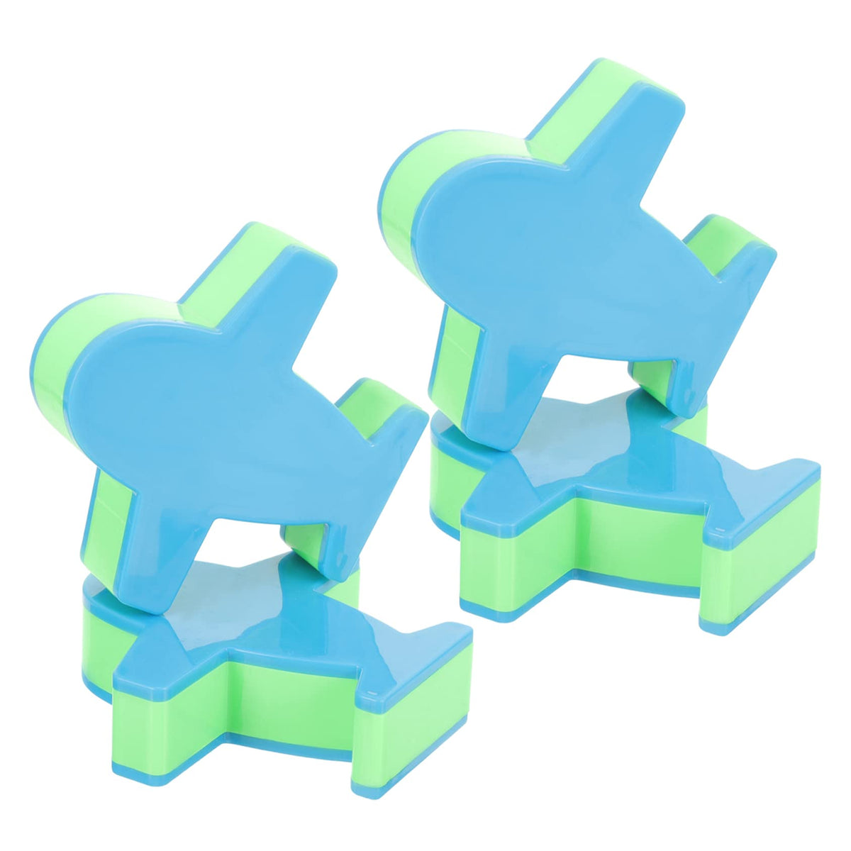Excluzo 4 Pcs Orff Child Plastic Percussion Airplane