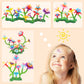 Vertoy Gifts For 3 4 5 6 Year Old Girls, Flower Garden Building Toys Set For Toddlers, Stem Preschool Activities And Gardening Pretend Playset, Stacking Game For Age 3+ Little Kids