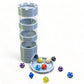 Lixusia Castle Dice Tower Works With Standard Size Dice,For Trpg Board Games, Dice Rolling Tower With A Set Of Dice In Random Co