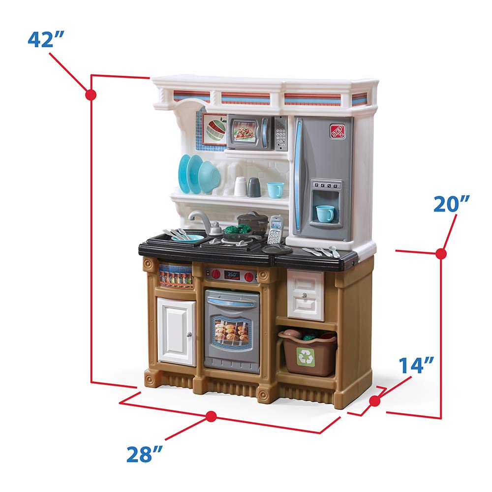 Step2 LifeStyle Custom Kitchen Playset, Tan, Model:856900