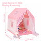 Kids Tent Play Tents For Toddler Children Indoor And Outdoor Large Pink Girls Princess Playhouse Castle With Windows Kids Room F