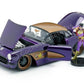 Jada Toys 1: 24 1957 Chevy Corvette W/Batgirl Figure (Blue)