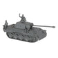 BMC Toys 1:38 WW2 German Panther V Tank - Charcoal Gray ABS Plastic Military Vehicle