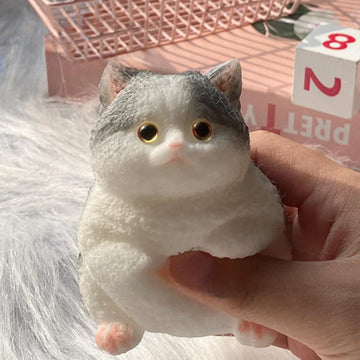 3DTaba Squishy Cat,Cat Taba Squishy,Squishy Toys,Taba Cat Squishy Squeeze Toys,Adorable Squishy Cat, Large Taba Soft Giant Squis