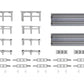 Kato N Double Track Incline Basic Pier Set
