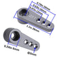 2-Pack Metal 25T Servo Horn Steering Arms M3 Thread for Futaba Savox Power HD HSP MG995 MG996 Servo Motor