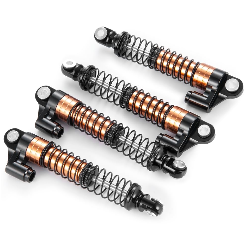 QUPA AM STORE Aluminum RC Shock Absorber Dampers 67.5mm Black for 1:18 TRX4M Defender Bronco RC Cars Upgrade