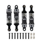 65mm Aluminum rc shock absorber damper Replacement A949-55 for 1/18 wltoys a959 a969 a979 k929 upgraded parts 4pcs/set(Titanium)