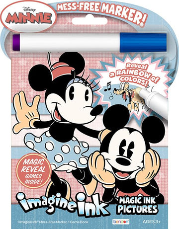 Minnie Mouse Imagine Ink | Vintage Minnie Mouse Coloring Book | Mickey Mouse Color Book | Mickey Mouse Imagine Ink | Disney Colo