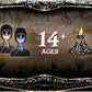 Smirk & Dagger The Night Cage Game - Spooky Cooperative Strategy for 1-5 Players, Cardboard, Brown & Clear, Model SND1007