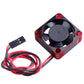 HobbyPark RC Brushless Motor Cooling Fan ESC Cooling Fan for RC Car 1/8 1/10 1/12 Scale 540 550 Brushless Motors (Black-Red)