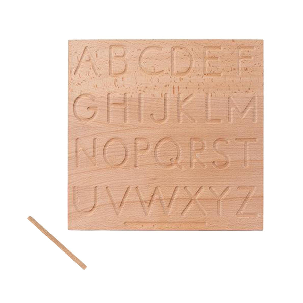 Trendivibe Montessori Tracing Boards Double Sided Wooden Learning Material Alphabet| Baby Learning Toy | Infant Activity Toy | S