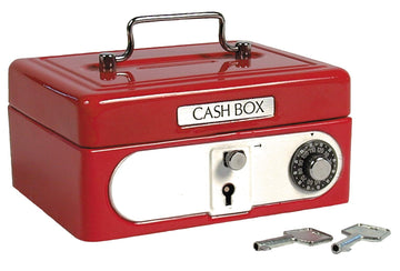 Schylling Locking Cash Box Red, 1 Ea