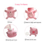 Hamm Piggy Bank Cute Pink Pig Money Box Plastic Saving Coin Box With Color Package Money Bank Great Gift Toy For Kid Children Girls Boys