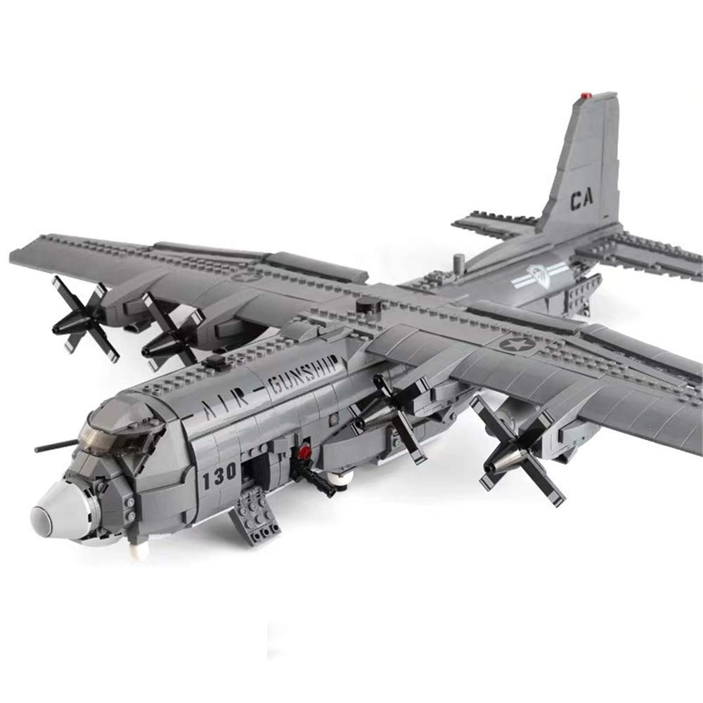Xingbao Military Army Series The AC130 Aerial Gunboat Set Building Blocks Bricks Educational Toys Classic Model  WW2 Toys mature-themed Toys for Men Compatible All Major Brand
