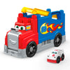 Mega Bloks First Builders Build & Race Rig Toy Set, 16 Pieces, Red, Ages 1+, Plastic