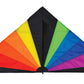 In The Breeze Rainbow Black Delta Kite, 6-Feet, 3093
