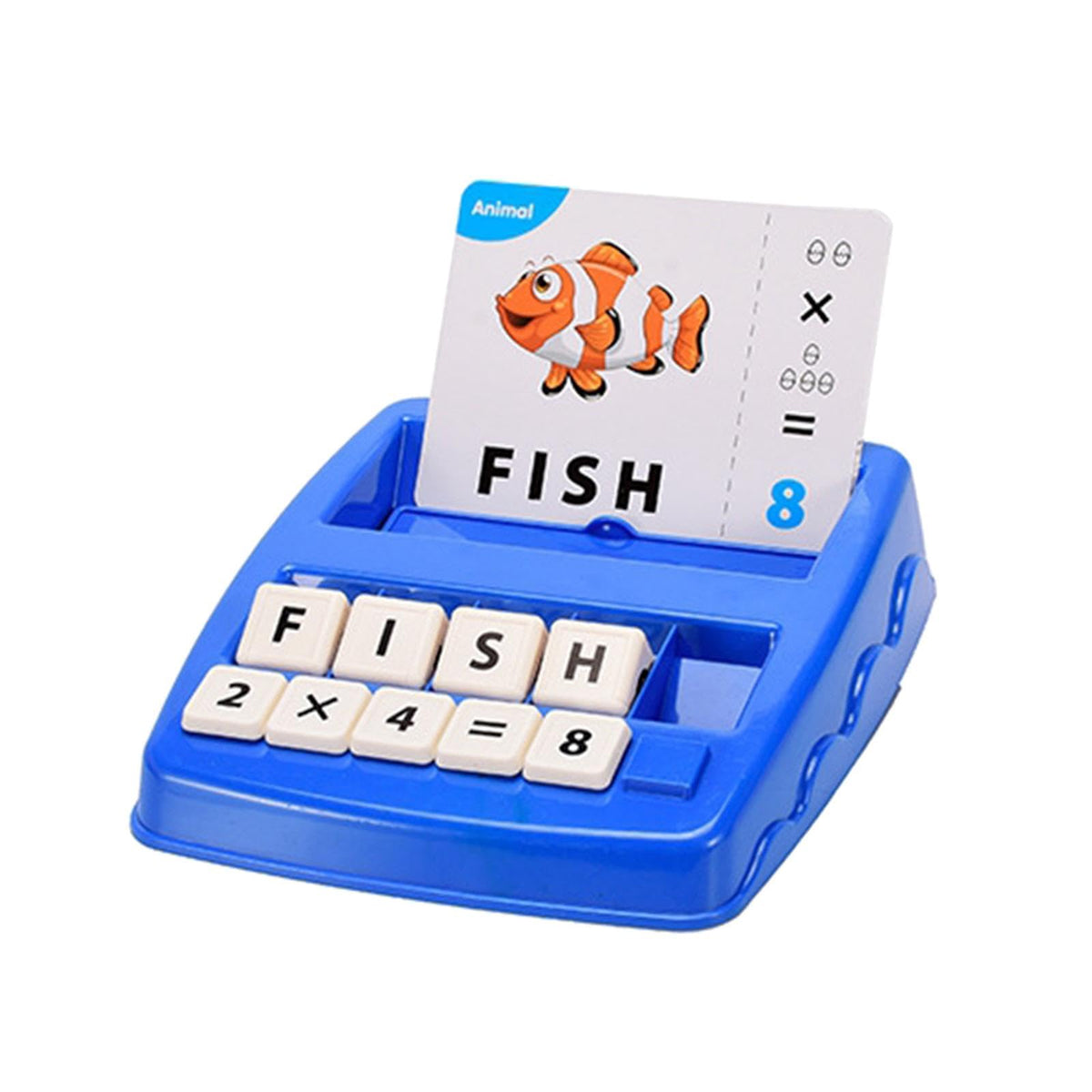 MERISHOPP2 in 1 Spelling Reading Game Travel Toys for 4 5 6 Year Old Children Dark Blue |Baby|Toys for Baby|Developmental Baby T