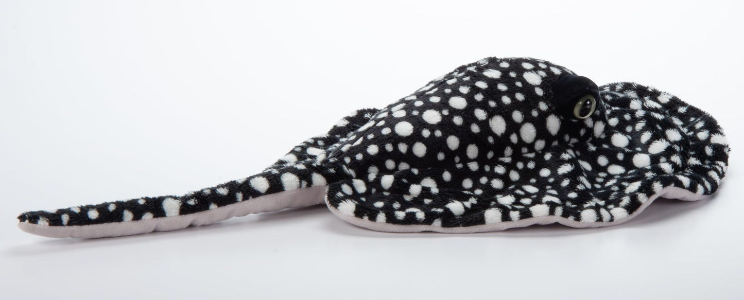The Petting Zoo Stingray Plush Toy, 22" Black Stuffed Animal, Polyester, Model 317530, Perfect Gift for Kids