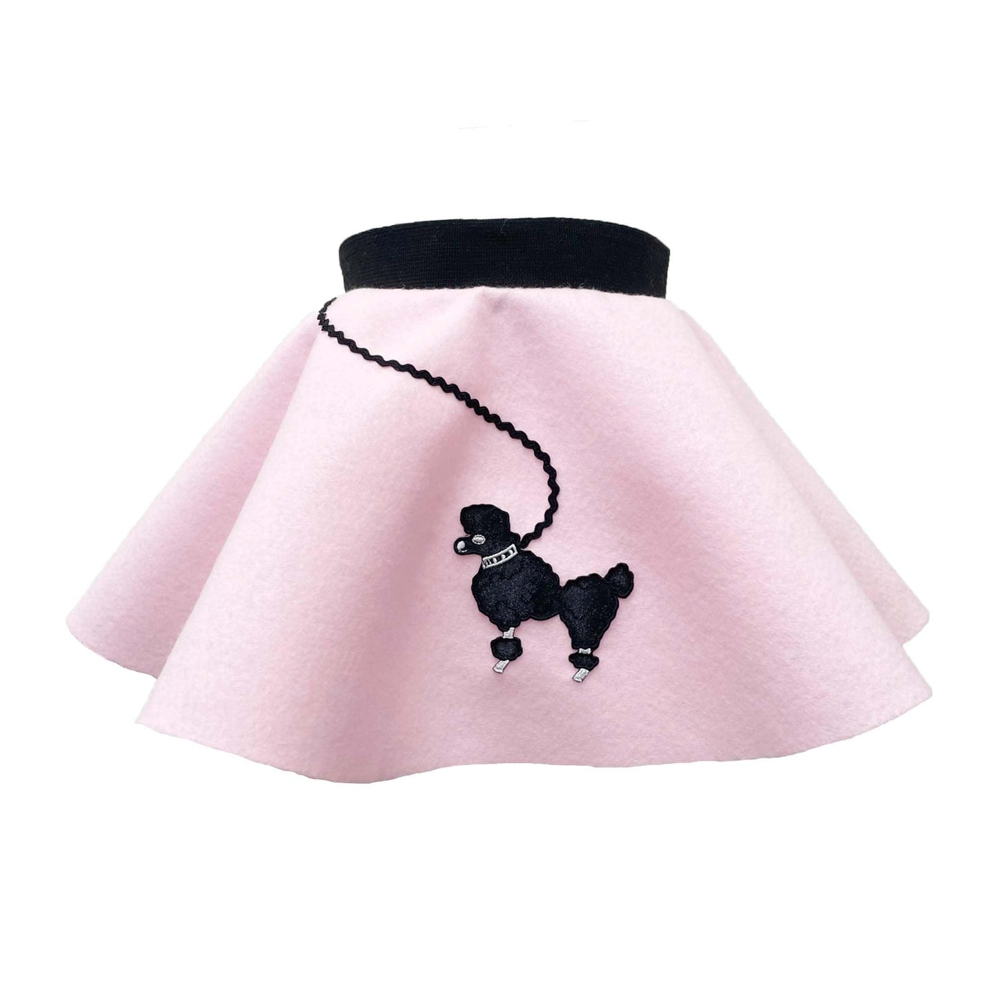 Hip Hop 50'S Shop Baby/Infant 3 Piece Poodle Skirt Costume Set (Light Pink 6 Month-3Pc)