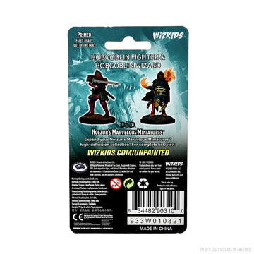 D&D Nolzur'S Marvelous Miniatures: Hobgoblin Fighter Male & Hobgoblin Wizard Female