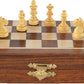 Chessbazar Magnetic Travel Pocket Chess Set - Staunton 7X7 Inch Folding Game Board - Handmade In Fine Rosewood - 2 Players, Age 14+