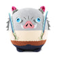 Zifunmur Anime Plush Doll Toy Tanjirou Nezuko Stuffed Plushie Figures Keychain Decoration Kids Gifts Halloween Cosplay Props (Hashibira Inosuke, 20Cm/7.87Inch)