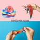 D'Alba Slime Kit, 28 Pack Galaxy Slime Bulk, Party Favor For Kids, Non Sticky, Stress Relief, Super Soft Putty Slime Toy For Gir