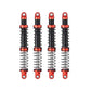 Que-T 4pcs Metal Shock Absorber Damper for 1/10 RC Crawler Car SCX10 D90 TRX4 TRX6 (105mm)