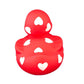 Ducky City 3' Valentines Sweetheart Rubber Duck [Squeaky, With Hole] - Baby Safe Bathtub Bathing Toy