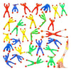 Sawkirp Darshraj Sticky Wall Climberrs, Pack Of 20 Pieces Colorful Stretchy Men Toys, Blue Red Yellow Green, Party Favors Return