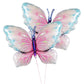 2 Pcs Pink Blue Butterfly Balloons Giant Butterfly Foil Mylar Balloon Butterfly Themed Party Girl Party Wedding Birthday Party D