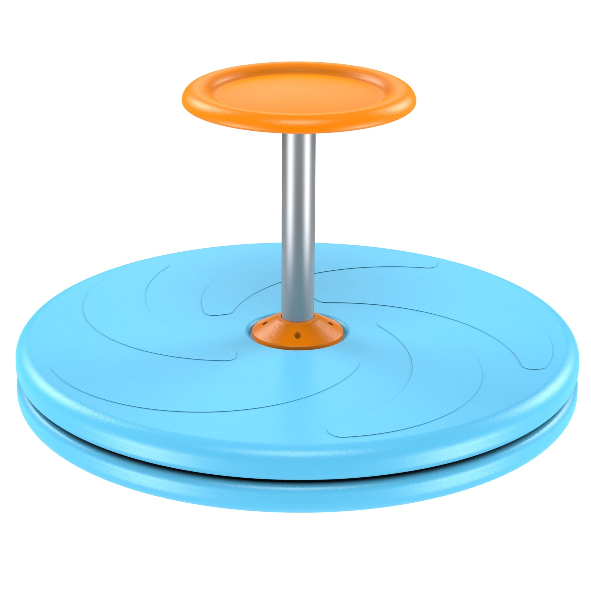 Spinner-X Seated Spinner Sensory Toy, Sit Spinner Sit And Spin Bigger Size And Durable Material For Kids- Ages 3 And Up (Blue) B