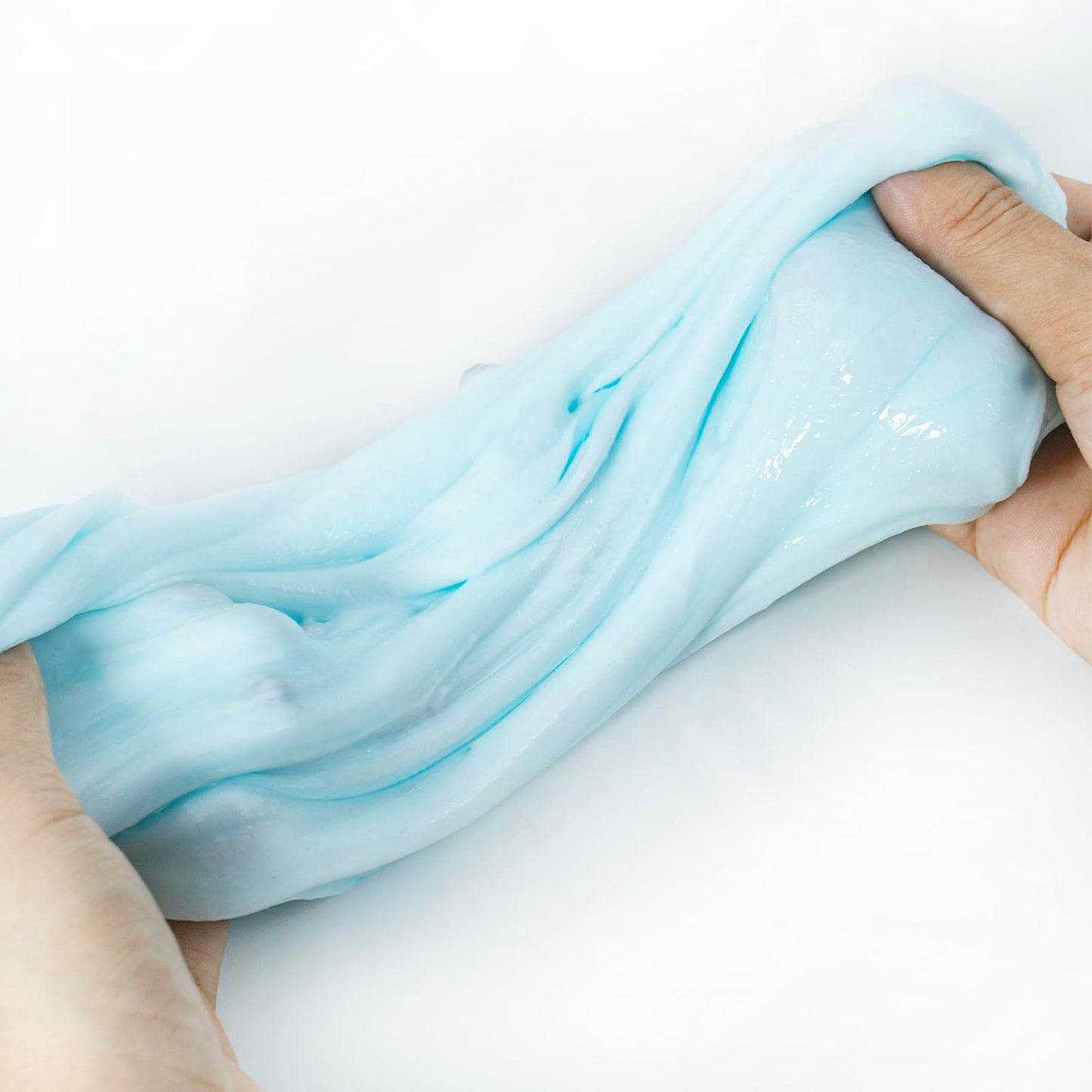 Blue Bubble Tea Themed Slime(7Oz) - Thick And Glossy Textured Slime - Handmade Slime - Asmr Slime