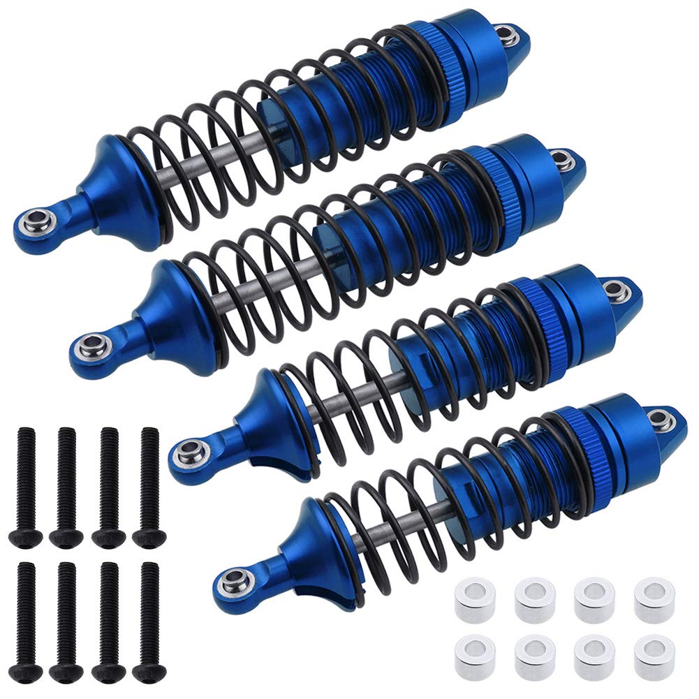 HobbyPark All Metal Shocks for Traxxas Rustler 4X4 VXL Slash 2WD 4x4 Hoss Stampede Bandit Nitro Shock Absorber Damper Set 1/10 U