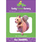 Funky Friends Factory Sue Squirrel Ptrn, None