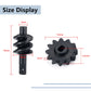 MORLORDY RC Steel Overdrive Gears 12T Differential Worm Gear for SCX24 Upgrades 1/24 RC Crawler Car Parts