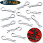 Hobbypark 1/18 Body Clips Small Bent Springy R Pins for WLtoys A949 A959 A969 A979 A959-B A969-B A979-B RC Car Vehicles Replacem