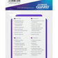 Ultimate Guard Divider Protective Card Sleeves (10 Piece), Light Purple