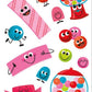 Playhouse Bubble Gum Fun Bubble Gum Scented Scratch & Sniff Sticker Sheets - 1 Pack