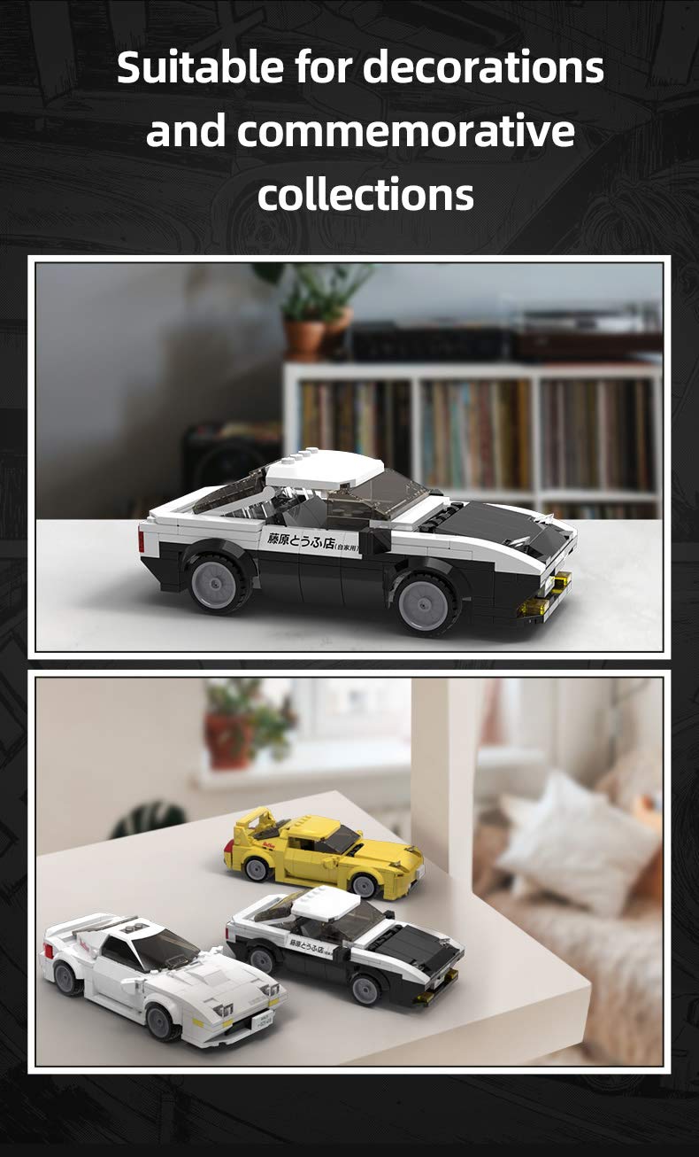 Domob Takumi Fujiwara'S Tofu Shop - Initial-D 25-Th Anniversary - Cada Bricks Toys For 8+ Age Kids & Adults - Licensed Build Mod