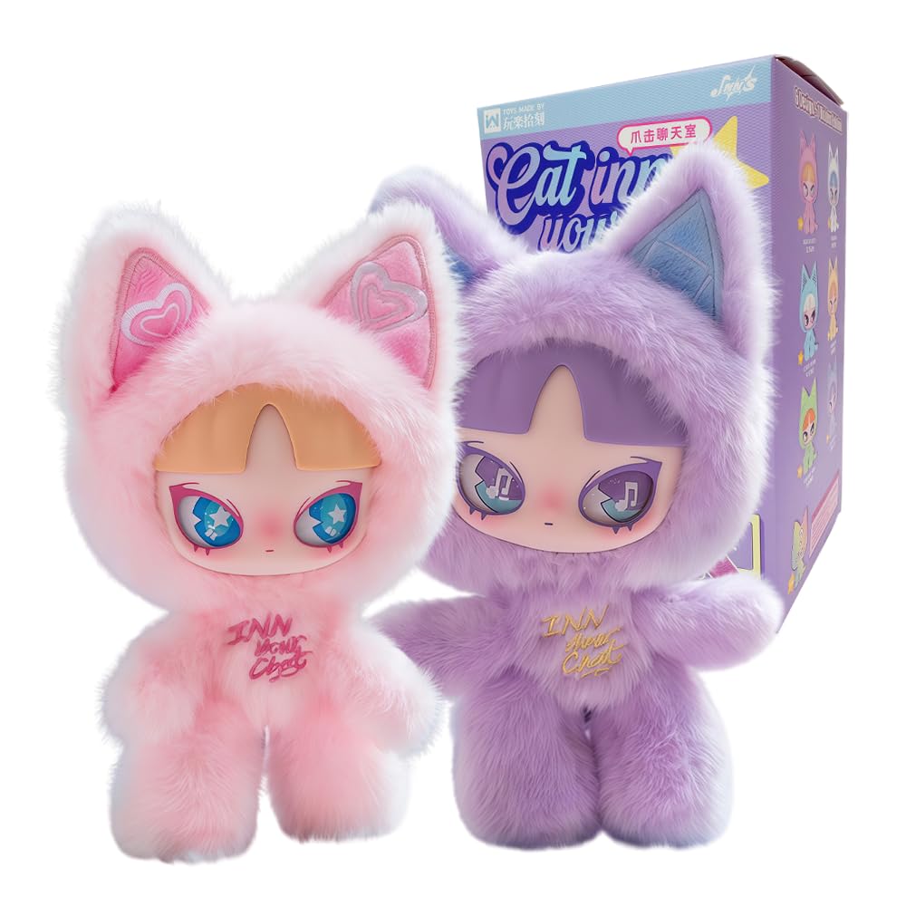 WINKLOORI INNS Cat Inn Your Chat Series Vinyl Plush Blind Box 1PC(1 of 7 Possible Styles) Cute Figures Collectible Toys Birthda