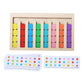 Ujeavette Wooden Montessori Toys Color Shape Matching Toys For Age 3 4 5 6 7 Boys Kids 8 Colors